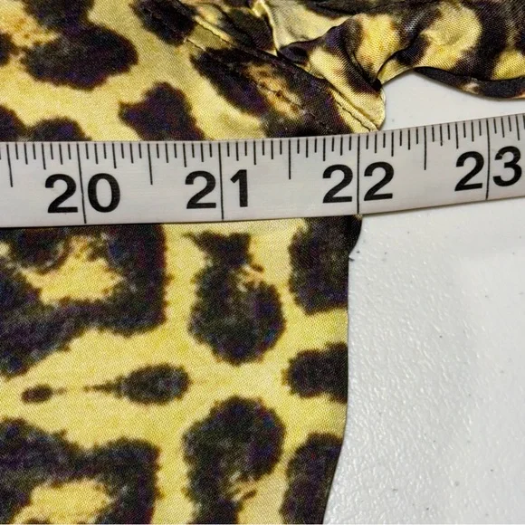 Dries Van Noten Viscose Animal Print Button Down Blouse - Picture 11 of 14